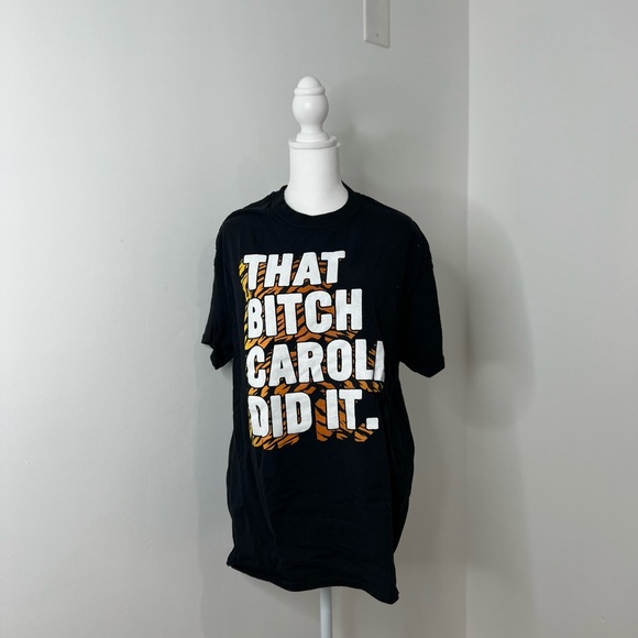 Spencer's Tops - NWOT Spencer’s Black Tiger King Short Sleeve Top